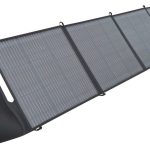 1852 Sammenleggbart solcellepanel m/regulator 200 W 2